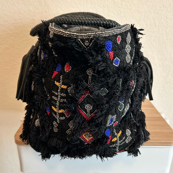 Anthropologie ibBan Jacktote Carpet Beaded Bag - Picture 3 of 10